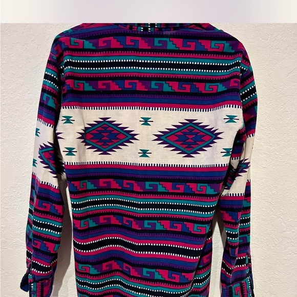 Colorful Geometric Pattern Shirt - Picture 2 of 3